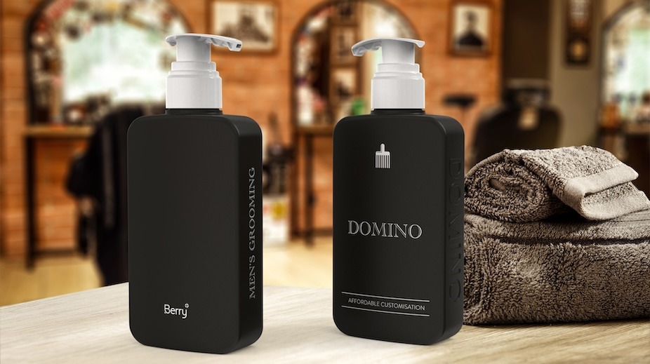 Domino-fles duurzame verpakking Berry Global Group