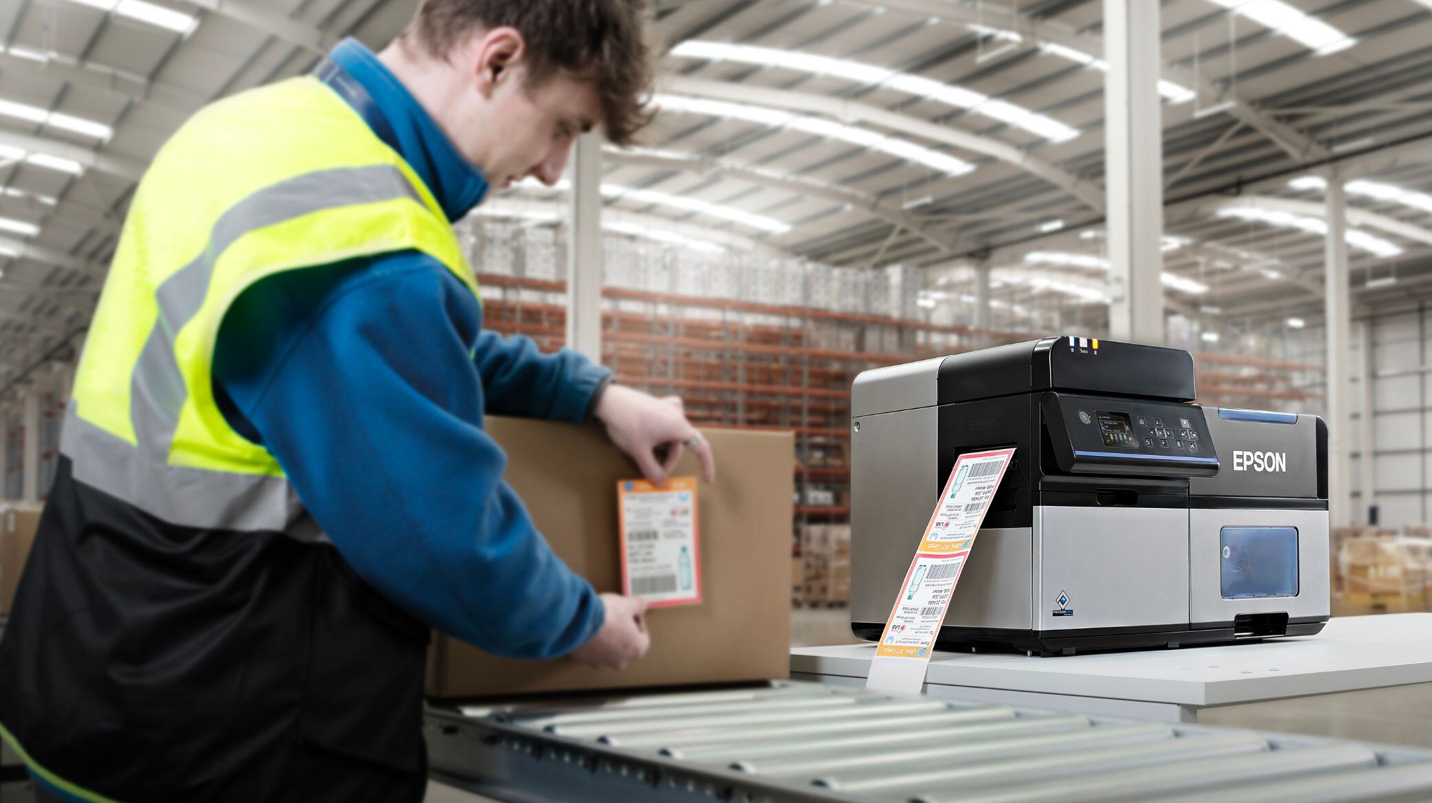 Veelzijdige kleurenlabelprinter van Logilabel op Empack