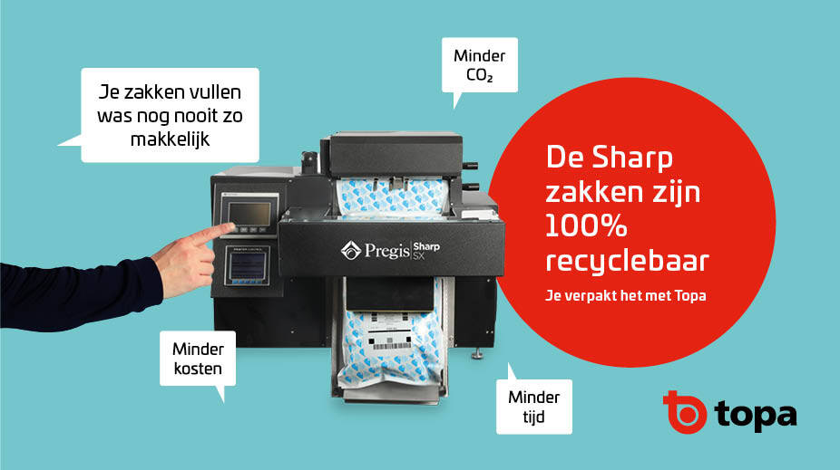 Topa introduceert de Sharp SX Auto Bagger verpakkingsmachine