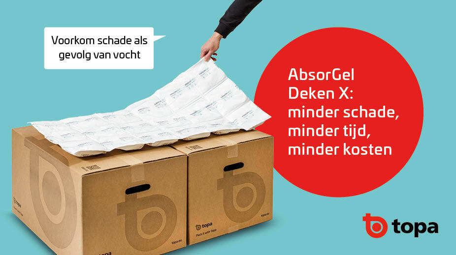 Topa: ‘Duurzame vochtbescherming AbsorGel vermindert CO2 met 75%’